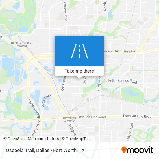 Osceola Trail map