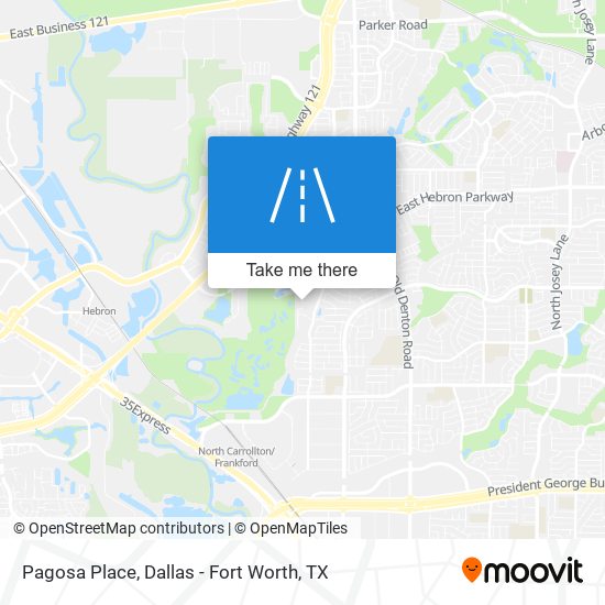Pagosa Place map