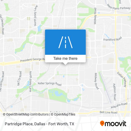 Mapa de Partridge Place