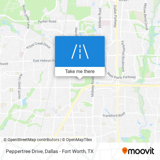 Peppertree Drive map