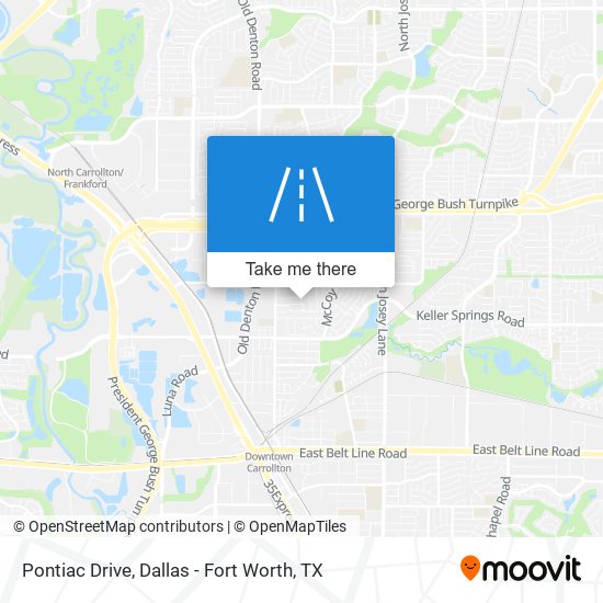 Pontiac Drive map