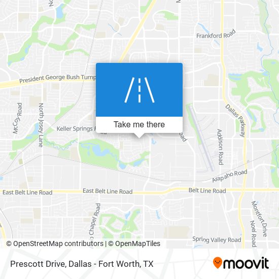 Prescott Drive map