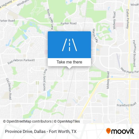 Province Drive map