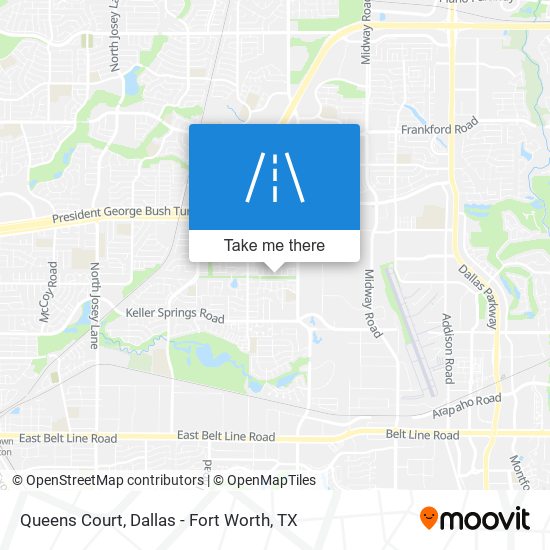 Mapa de Queens Court