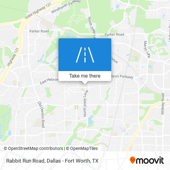Mapa de Rabbit Run Road