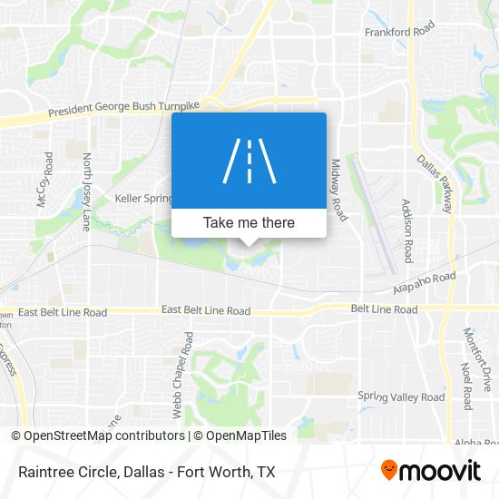Raintree Circle map