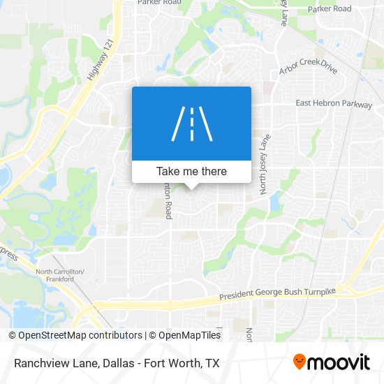 Ranchview Lane map
