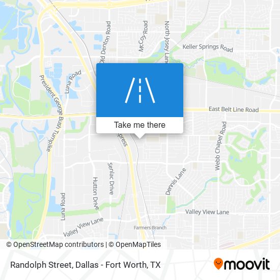 Randolph Street map