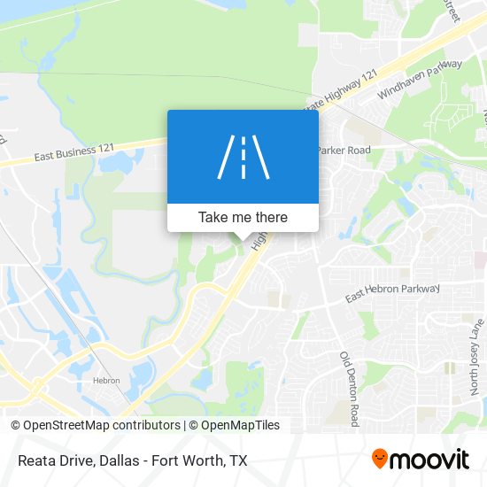 Reata Drive map