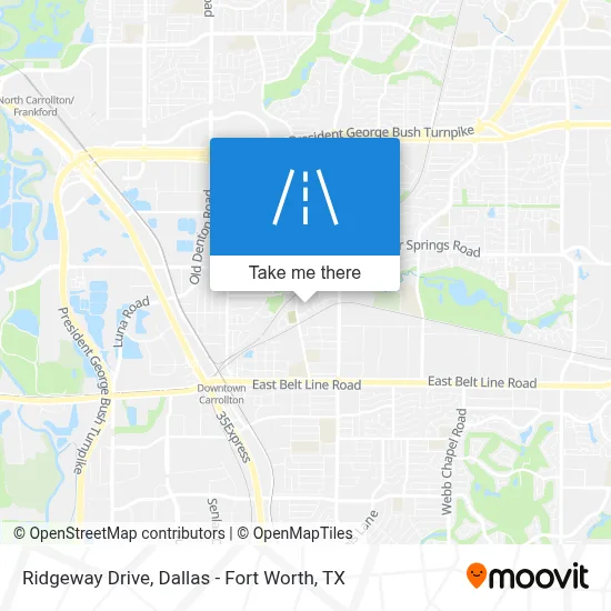 Ridgeway Drive map