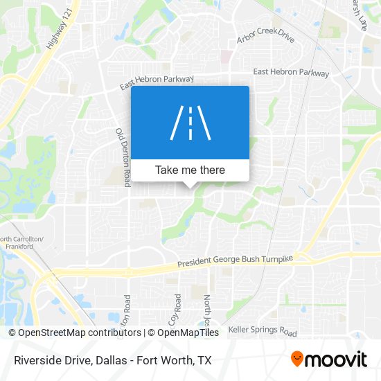 Riverside Drive map
