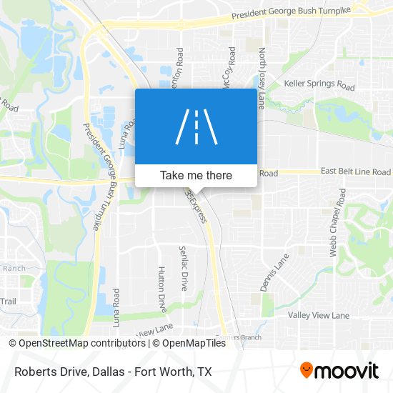 Roberts Drive map