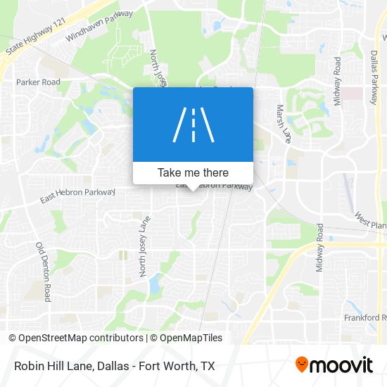 Mapa de Robin Hill Lane