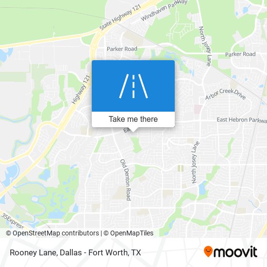 Rooney Lane map