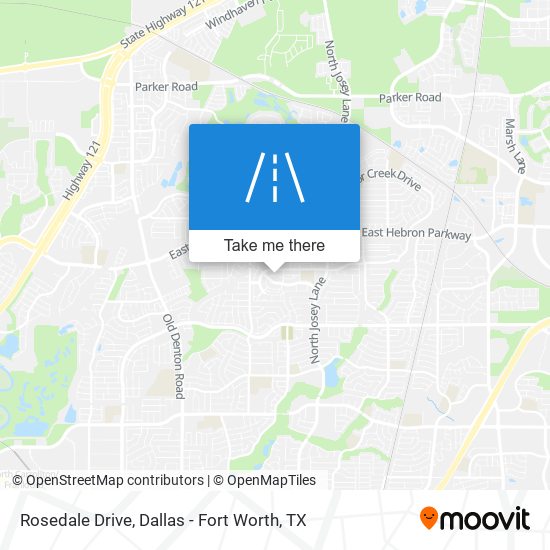 Rosedale Drive map