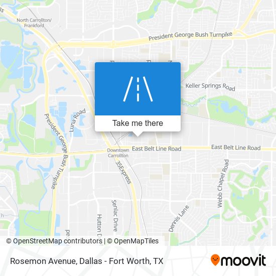 Rosemon Avenue map