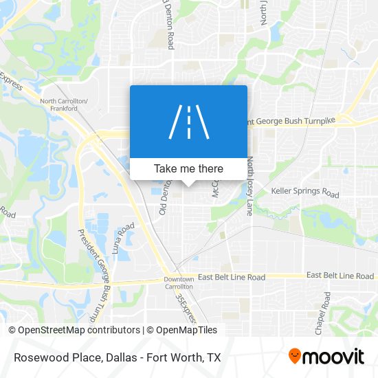 Rosewood Place map