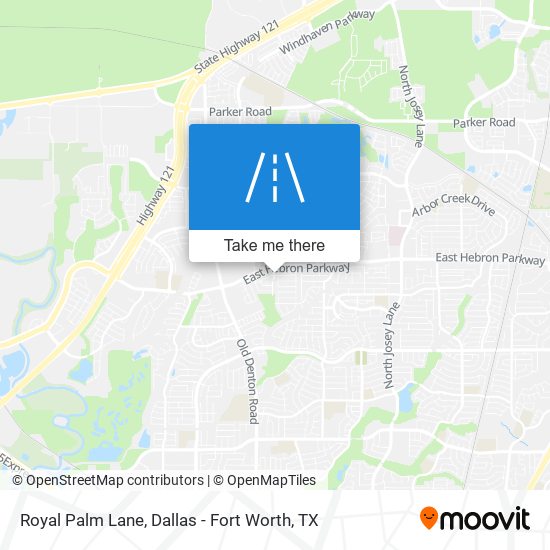 Mapa de Royal Palm Lane