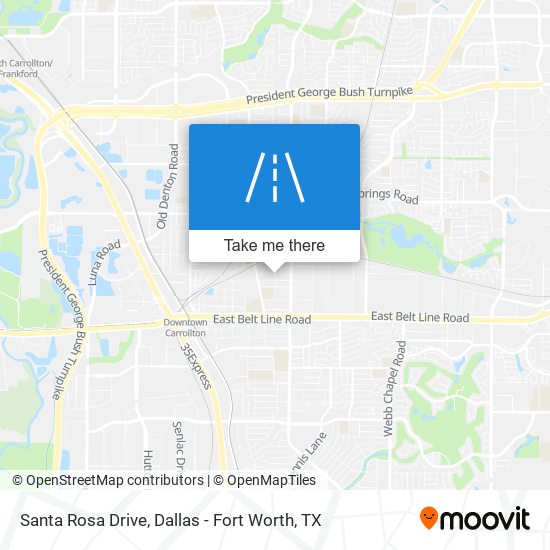 Mapa de Santa Rosa Drive