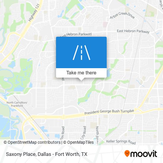 Mapa de Saxony Place