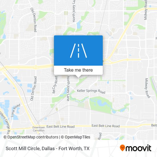 Mapa de Scott Mill Circle