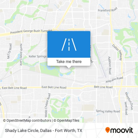Mapa de Shady Lake Circle
