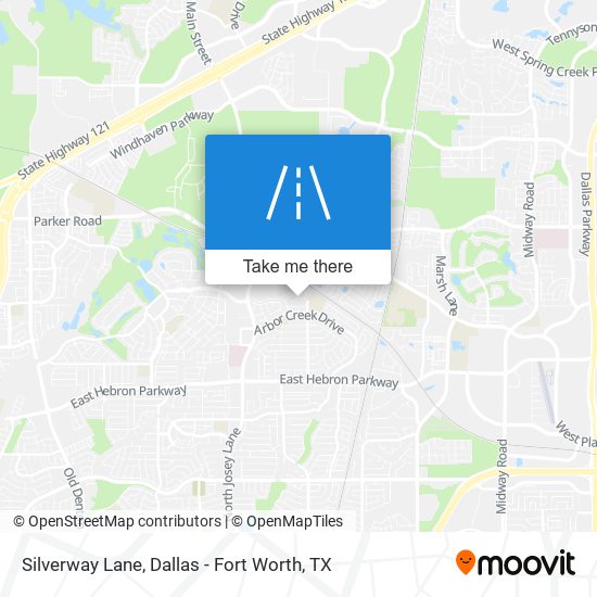 Silverway Lane map
