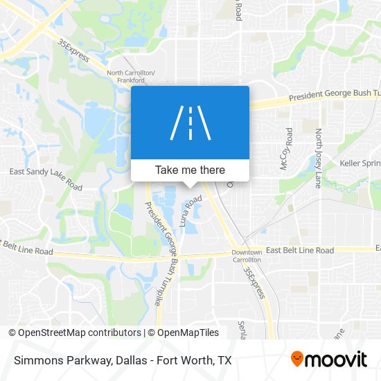 Mapa de Simmons Parkway