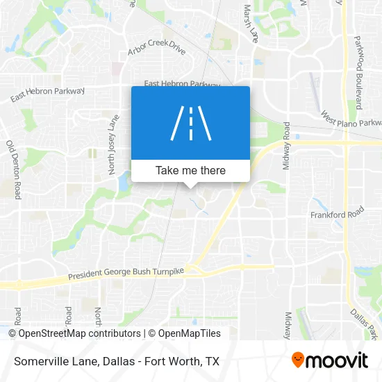Somerville Lane map