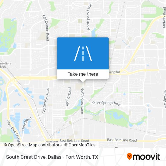 South Crest Drive map