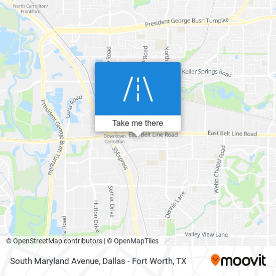 South Maryland Avenue map
