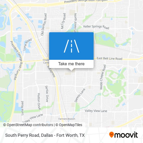South Perry Road map