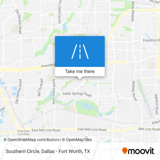 Mapa de Southern Circle