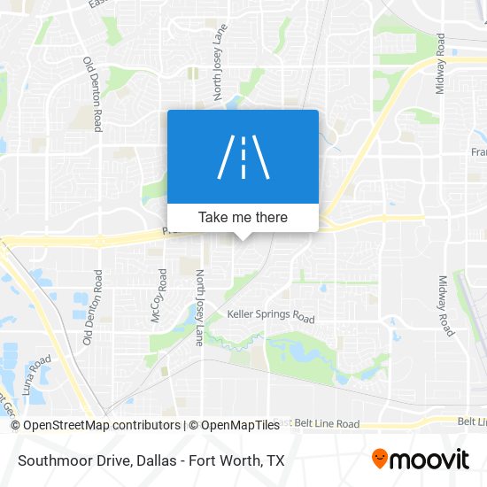 Southmoor Drive map