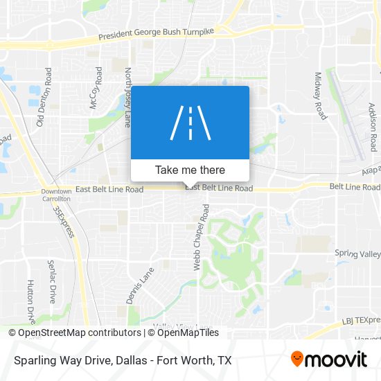 Sparling Way Drive map