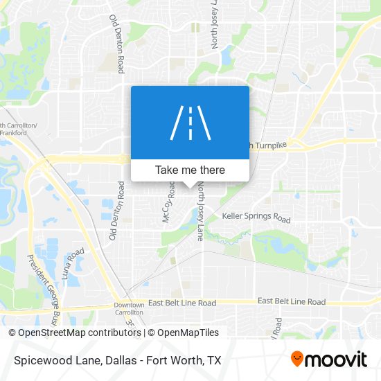 Spicewood Lane map