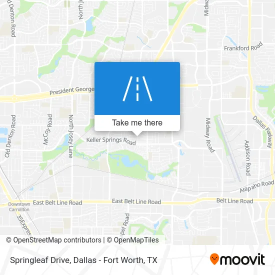 Springleaf Drive map