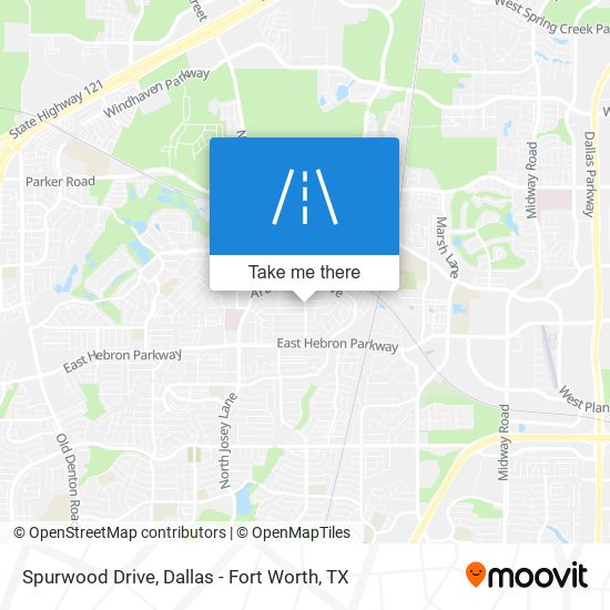Spurwood Drive map