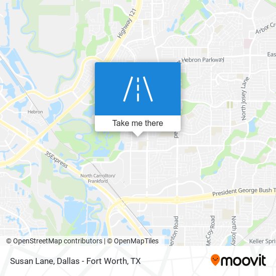 Susan Lane map