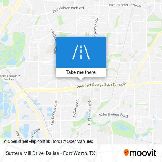 Sutters Mill Drive map