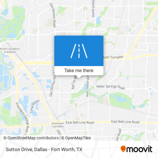 Sutton Drive map