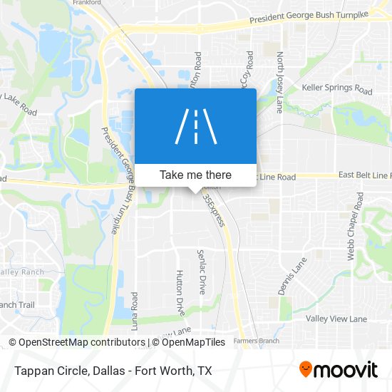 Tappan Circle map
