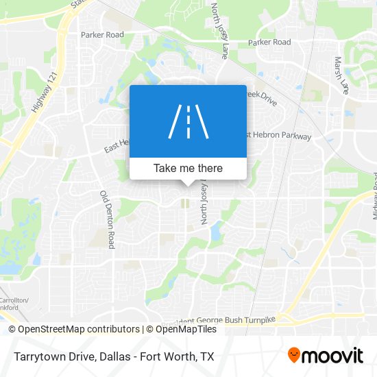 Tarrytown Drive map