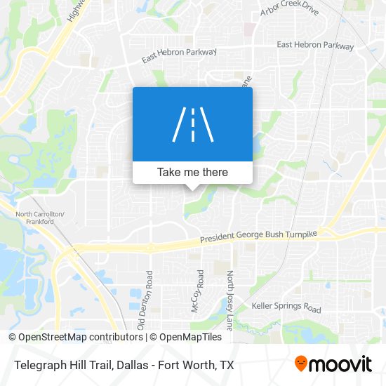 Telegraph Hill Trail map