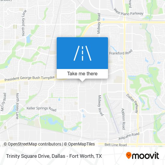 Trinity Square Drive map