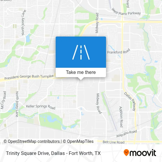 Trinity Square Drive map