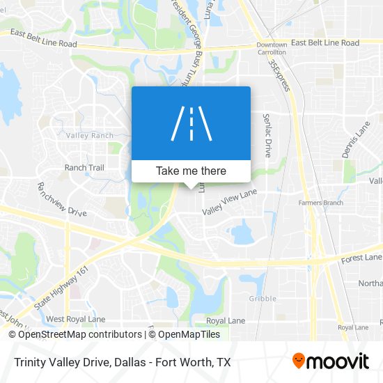 Trinity Valley Drive map