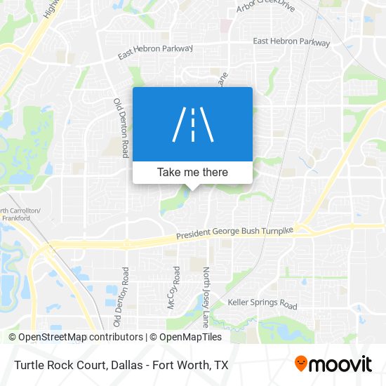 Turtle Rock Court map