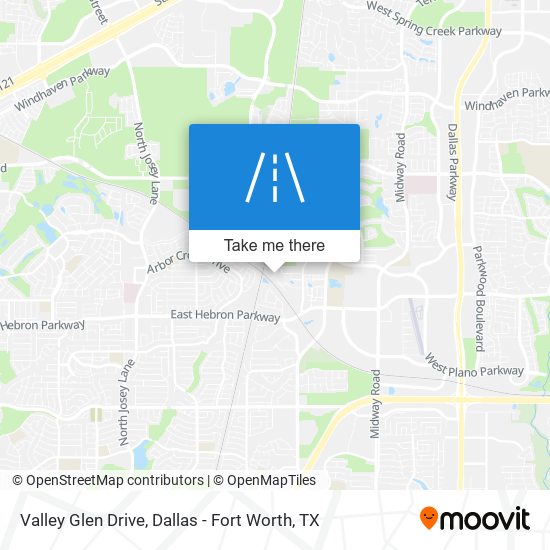 Valley Glen Drive map