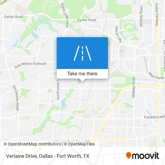 Verlaine Drive map